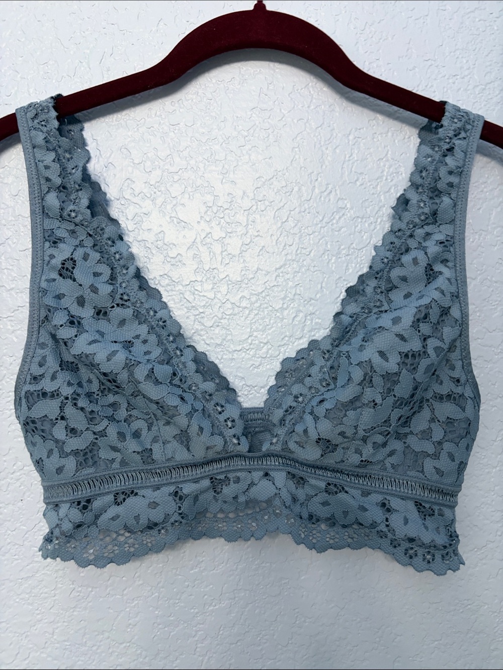Body By Victoria Lace Bralette Victoria's Secret - Light Blue Size S